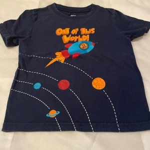 Circo Navy Space Shirt, 3T